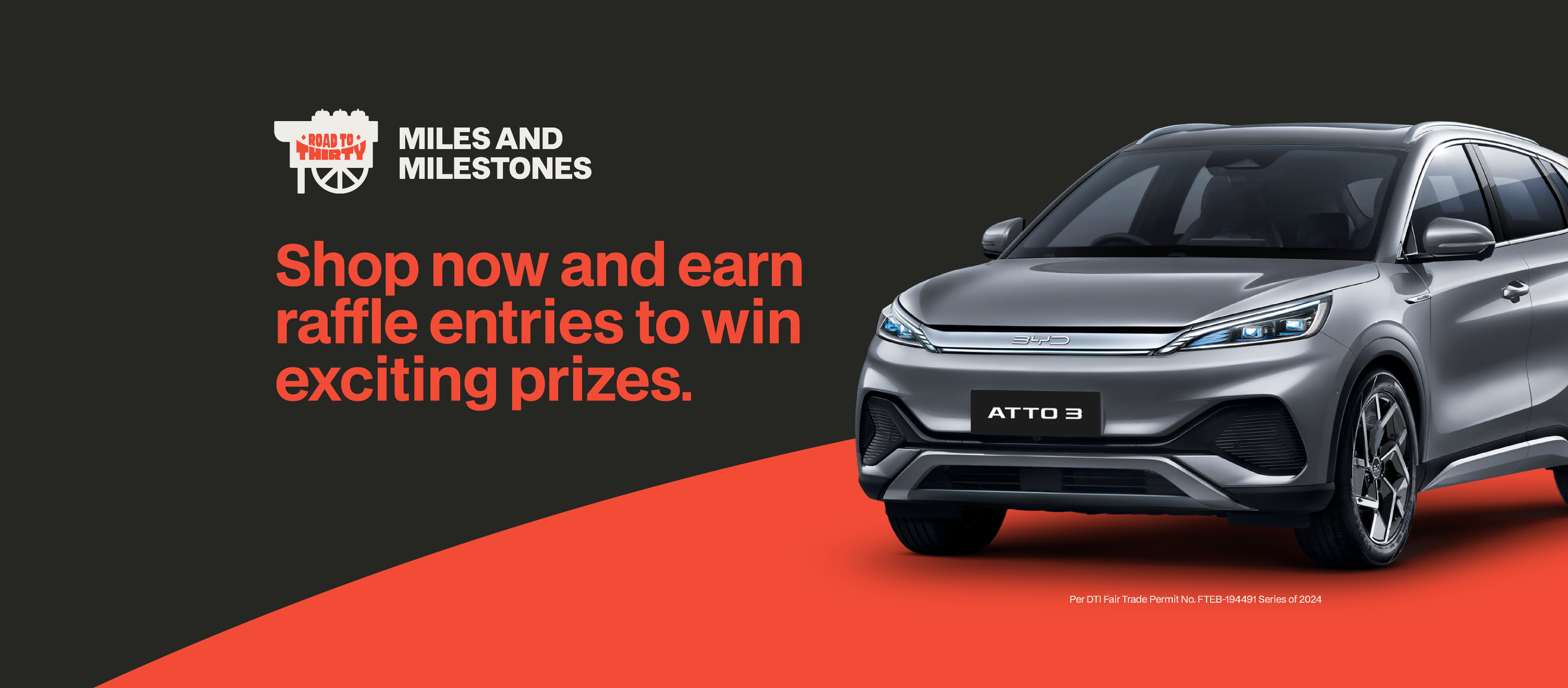 Join the Miles and Milestones: The 30th Anniversary Raffle and be one ...